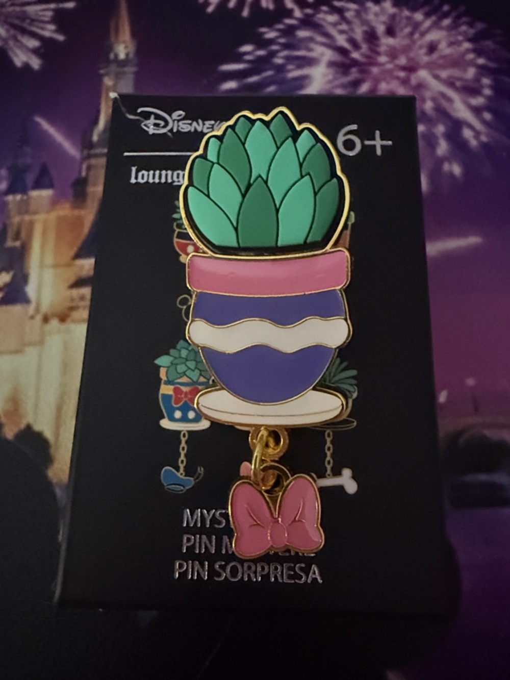 Disney Loungefly daisy plant  Succulent Enamel Pin